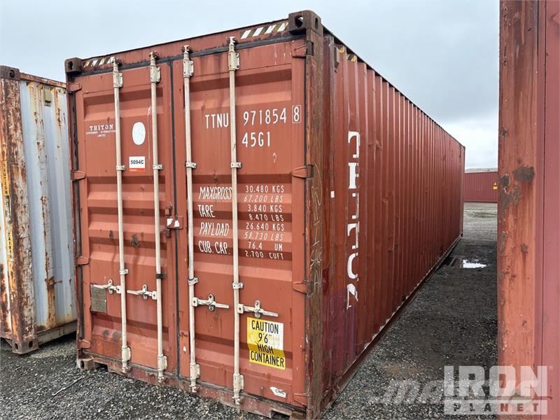 40 ft High Cube Storage Container Kontejnerji za skladiščenje