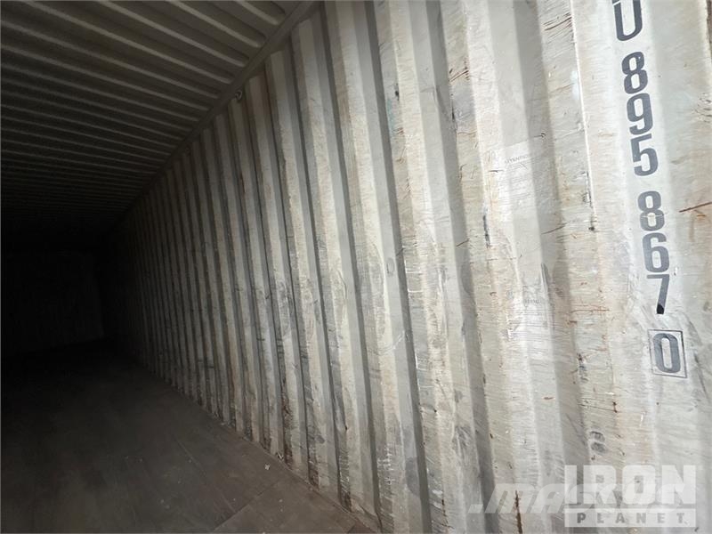 40 ft High Cube Storage Container Container αποθήκευσης