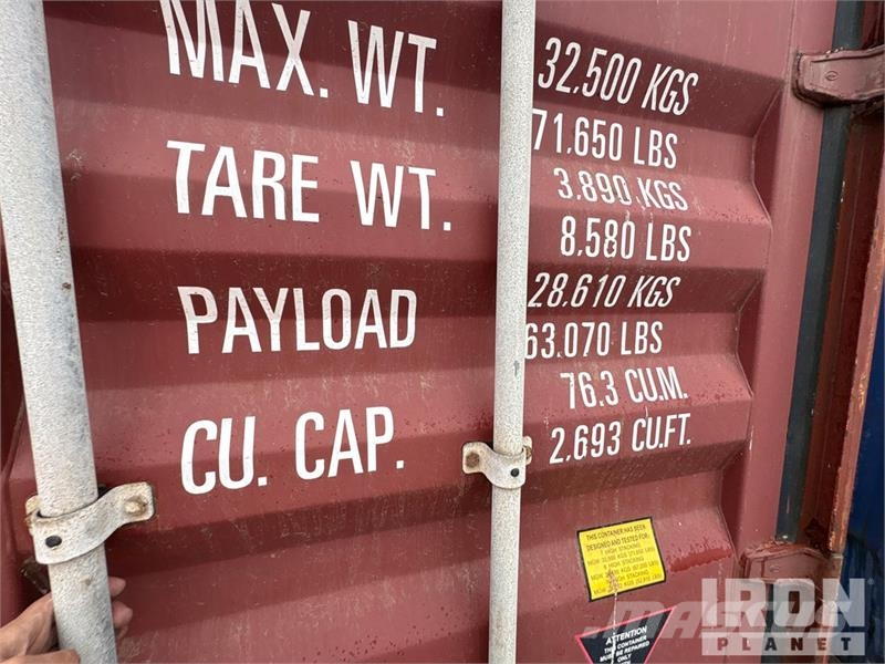 40 ft High Cube Storage Container Kontejnerji za skladiščenje
