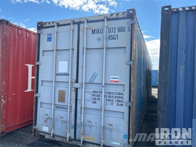 40 ft High Cube Storage Container Container αποθήκευσης