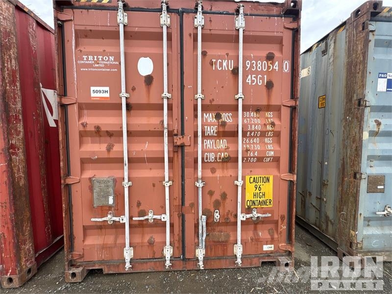 40 ft High Cube Storage Container Container αποθήκευσης
