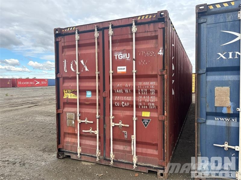40 ft High Cube Storage Container Container αποθήκευσης