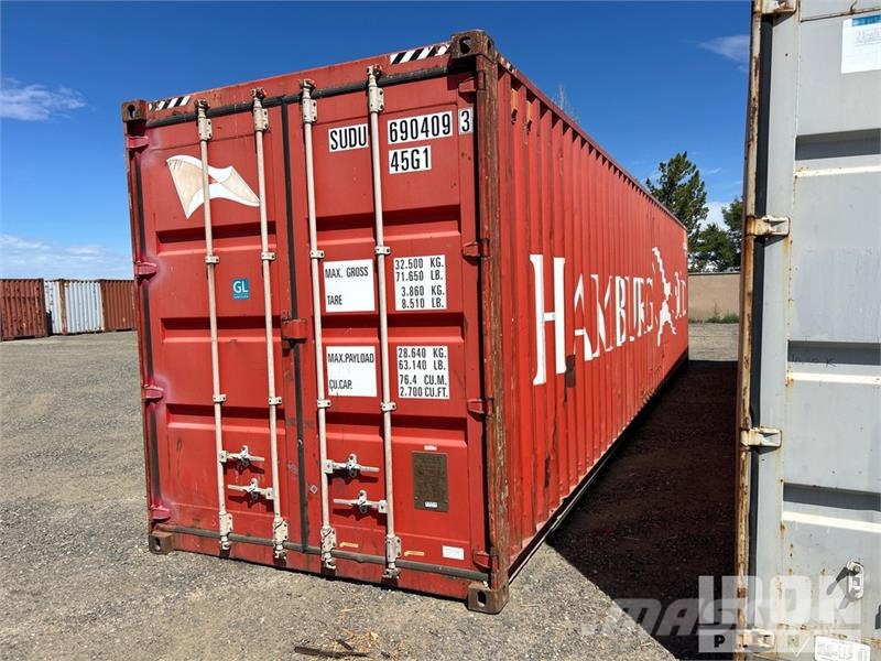 40 ft High Cube Storage Container Raktárkonténerek