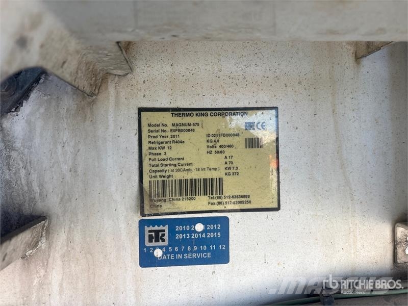  40 ft Refrigerated Storage Container (Inoperable) Contenedores de almacenamiento