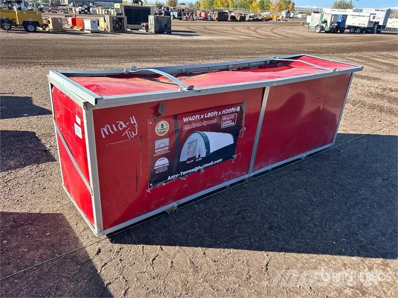 40 ft x 80 ft Storage Building Stålrammer
