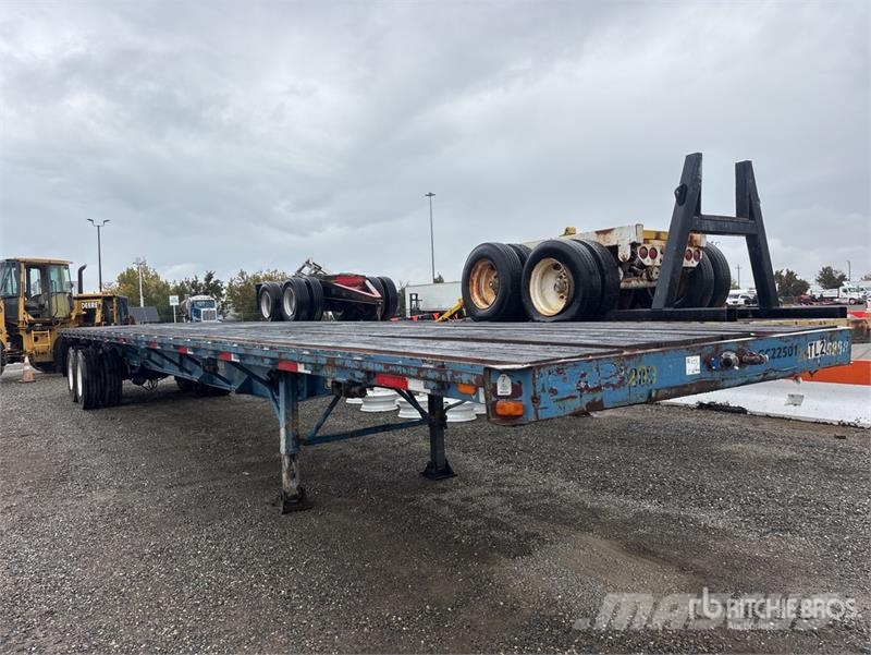  48 ft T/A Flatbed Trailer 自卸半挂车