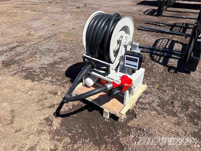 50 ft Diesel Fuel Reel with HD 12v Pump (Unused) Diger
