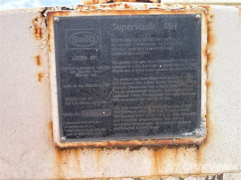  500 gal Trailer Mounted Diesel Double Wall Fuel Ta Kütusemahutid