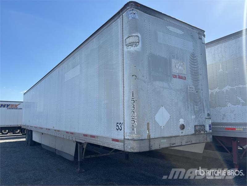  53 ft T/A Van Trailer Prikolice zabojniki