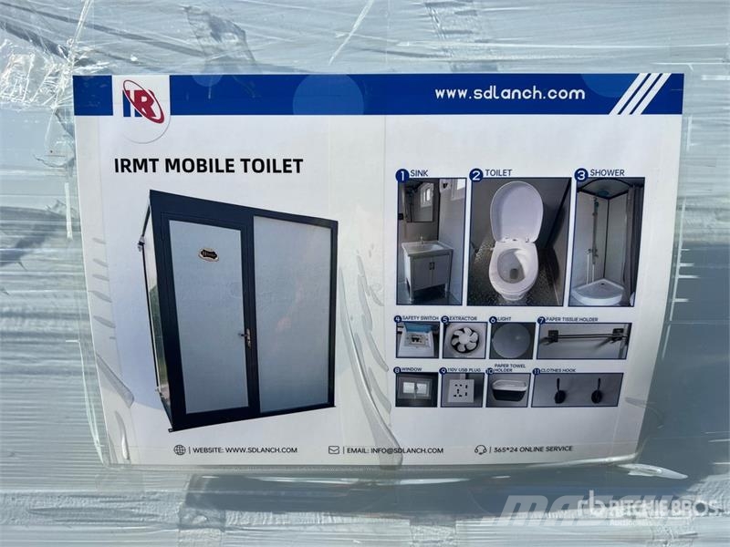6 ft 3 in x ft 11 in Portable Toilet (Unused) その他部品