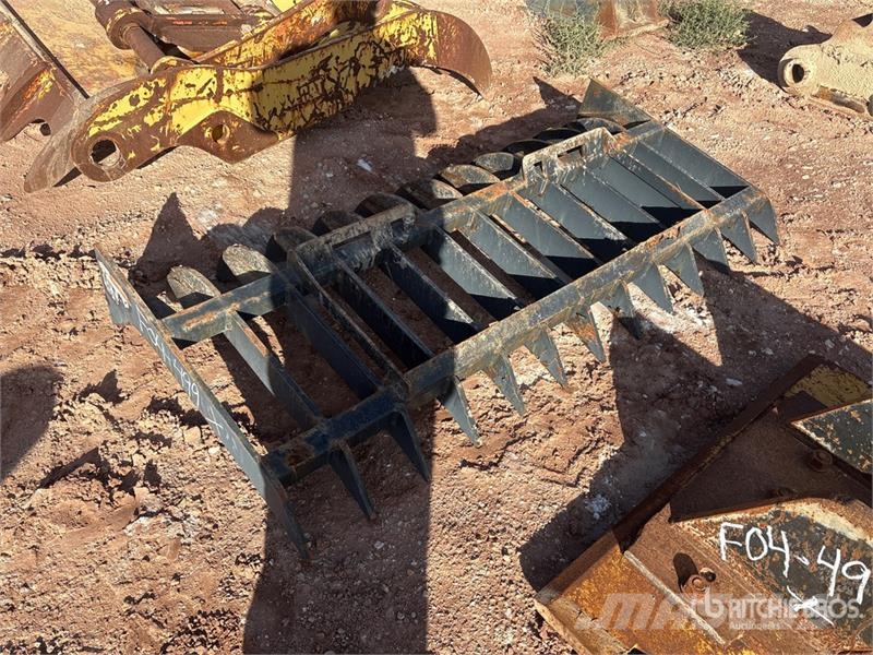  64 in Skid Steer Root Rake Rastrilladoras y rastrilladoras giratorias