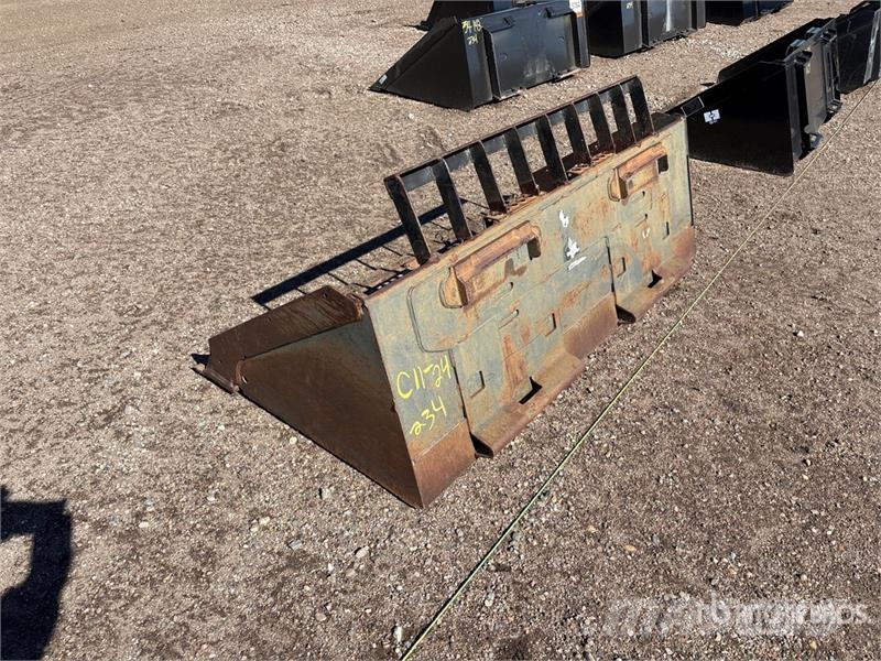 67 in General Purpose Skid Steer Bucket Baldes
