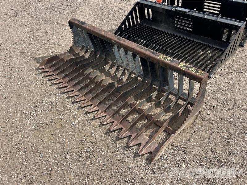 75 in Rock Skid Steer Bucket Baldes