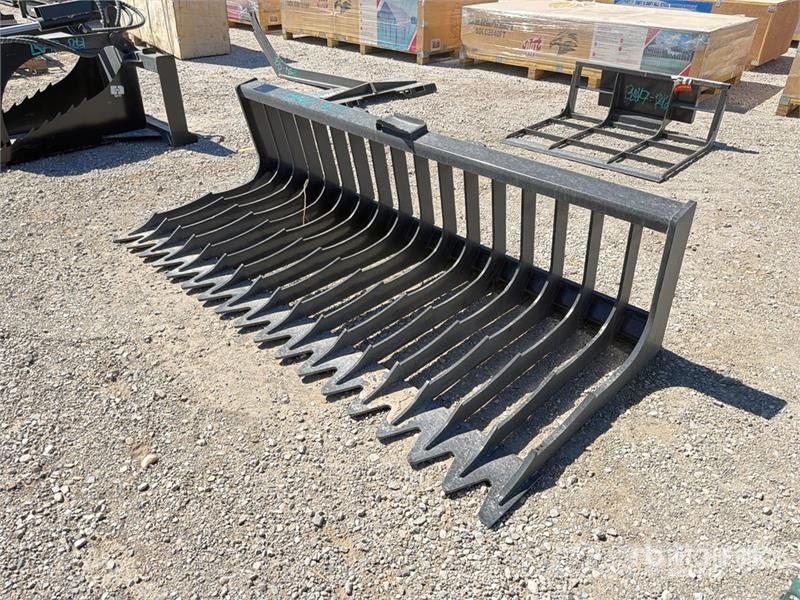 76 in Skeleton Skid Steer Bucket (Unused) دلاء
