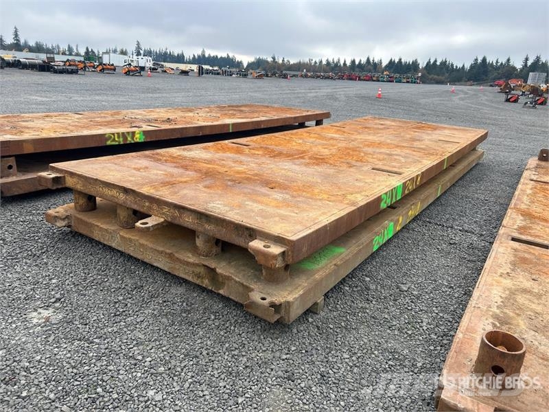 8 ft x 24 ft (6 in Wall) Trench Shield Urbšanas iekārtu piederumi un rezerves daļas