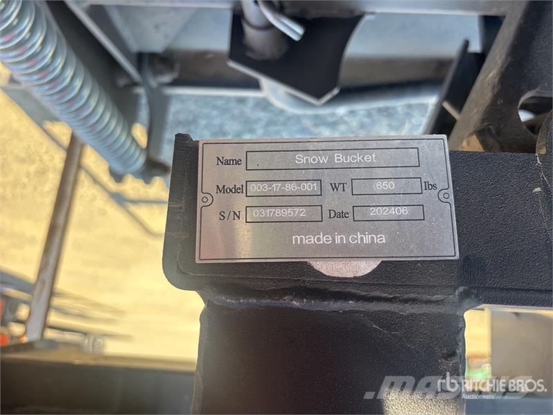 87 in Skid Steer Snow Blade (Unused) Snow blades and plows