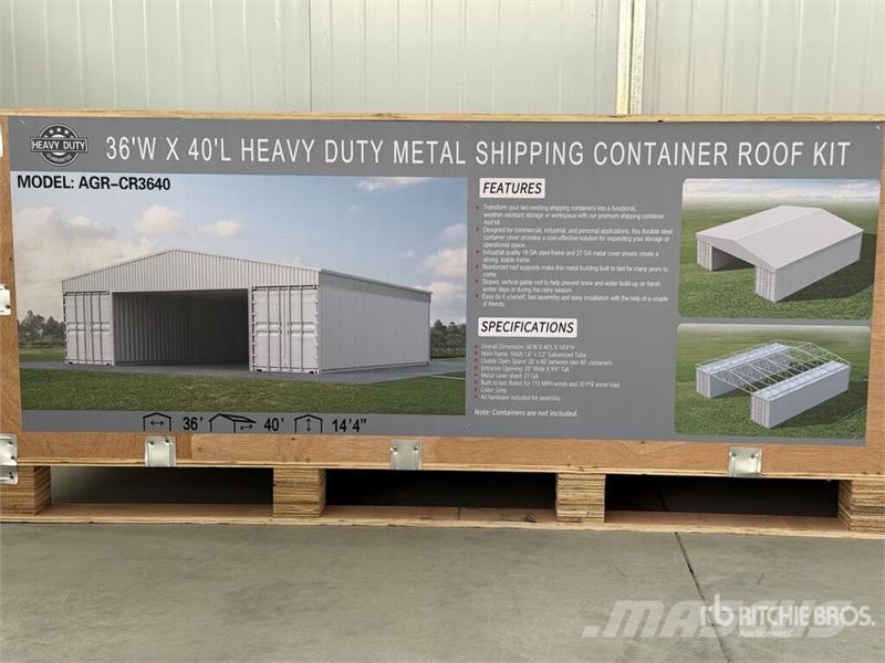  AGR-CR3640 36 ft x 40 ft Container Shelter (Unused Gradbeništvo - drugo