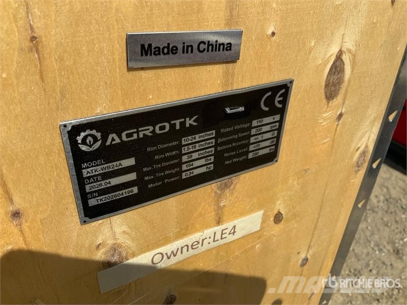 AGT ATK-WB24A Wheel Balancer (Unused) 기타 부품