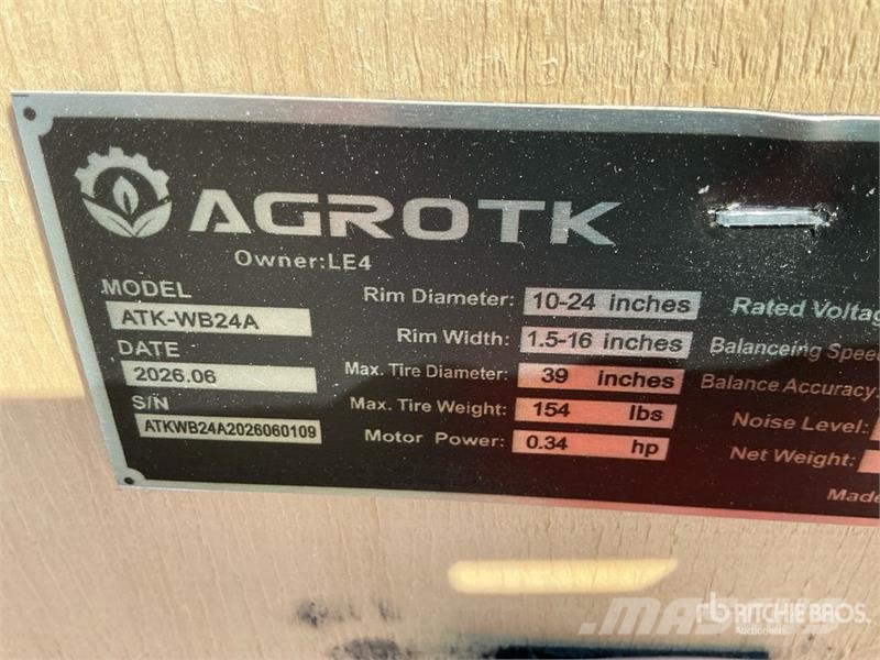 AGT ATK-WB24A Wheel Balancer (Unused) Andere Zubehörteile