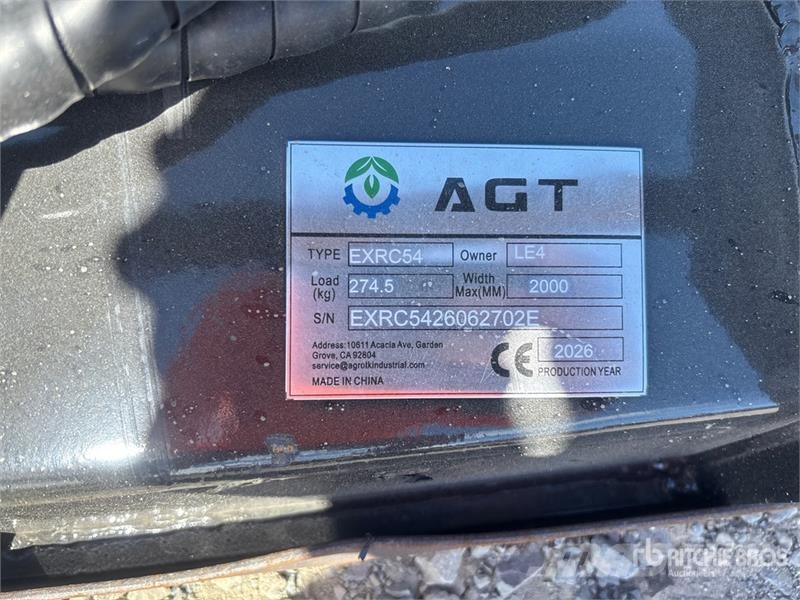 AGT EXRC54 54 in Excavator Brush Cutter - Fits Cat 308 مكونات أخرى