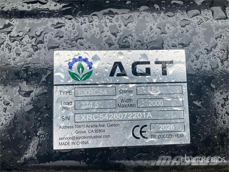 AGT EXRC54 Excavator Brush Cutter - Fits Cat 308 / 3 - 기타 부품