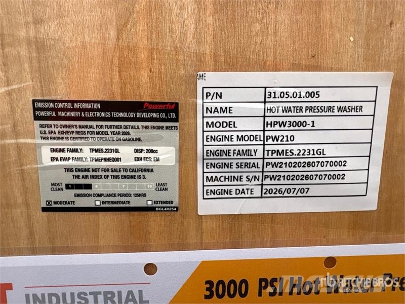 AGT HPW3000-1 Pressure Washer (Unused) Lavadoras de alta pressão leves