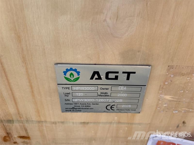 AGT HPW3000-1 Pressure Washer (Unused) Πλυστικά χαμηλής πίεσης