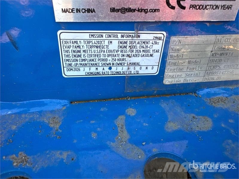 AGT MX-MRW14 Mini Skid Steer Loader (Unused) Skid steer loaders