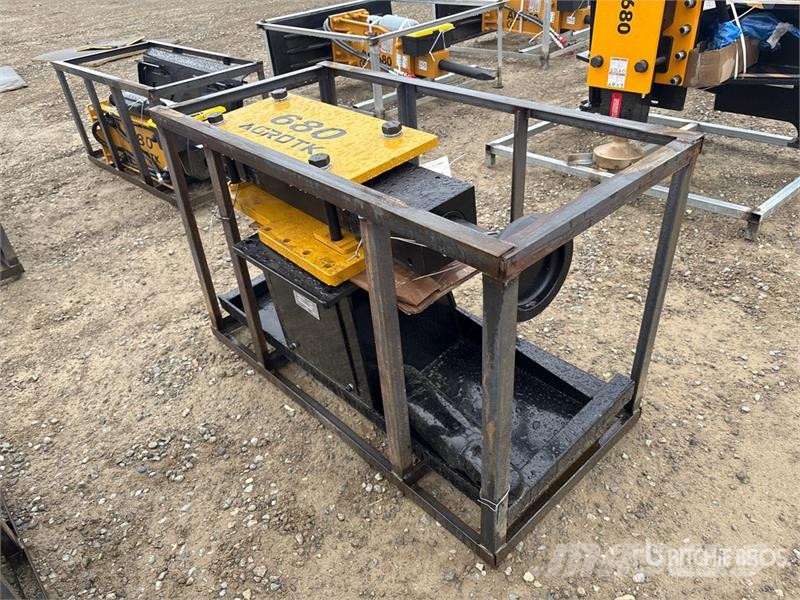 AGT PD680-PZ Skid Steer Post Driver (Unused) Fencing equipment
