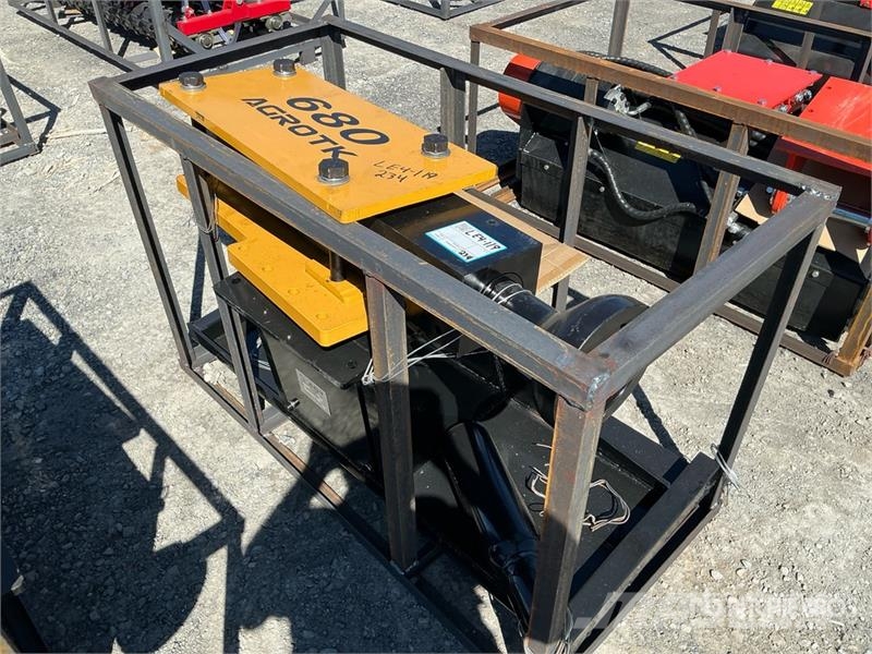 AGT PD680-PZ Skid Steer Post Driver (Unused) Fencing equipment