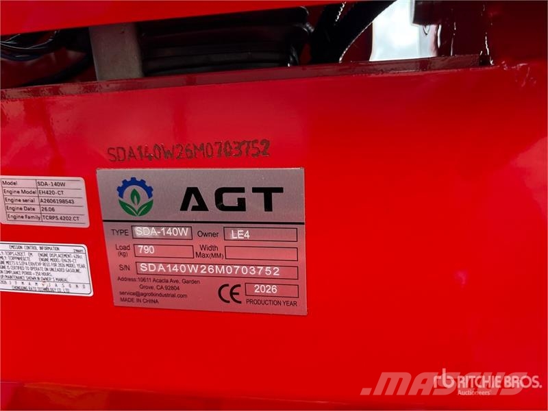 AGT SDA-140W Mini Wheel Loader (Unused)  휠로우더