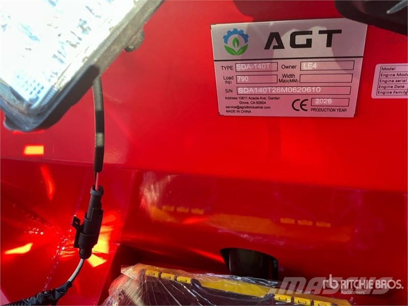 AGT SDA140T Mini Compact Track Loader (Unused) Minicargadoras