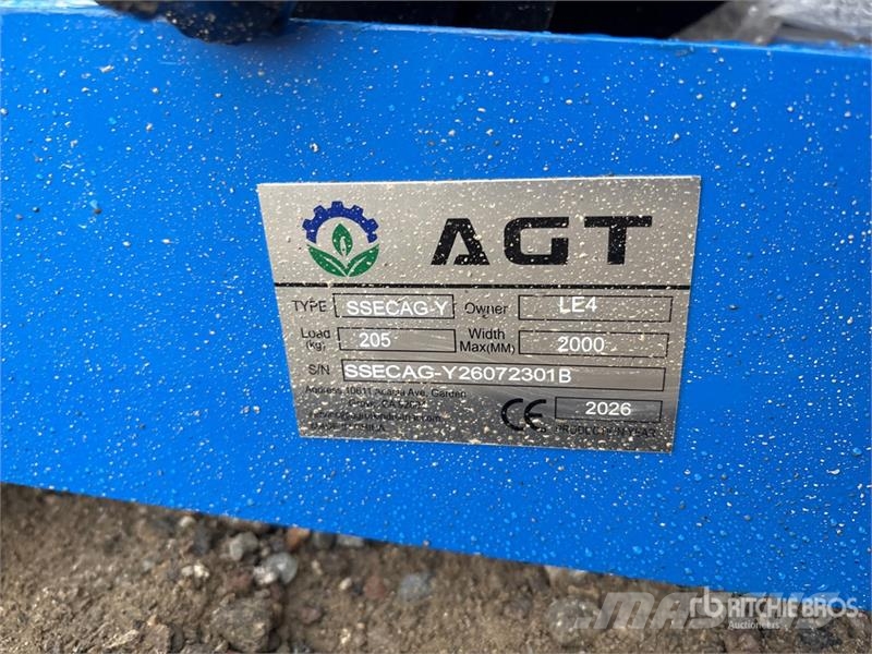 AGT SSECAG-Y Skid Steer Auger (Unused) Fúrók