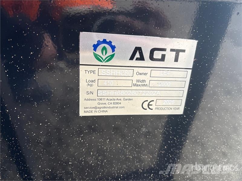 AGT SSHH680 Skid Steer Breaker (Unused) Гидромолоты