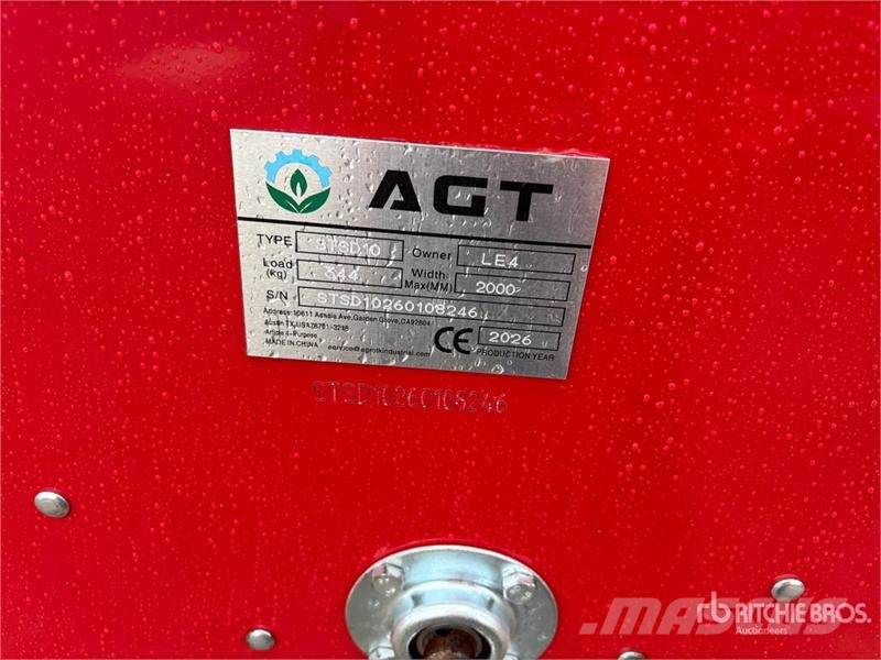 AGT STSD10 3-Point & Skid Steer Seeder (Unused) Sorvetőgép