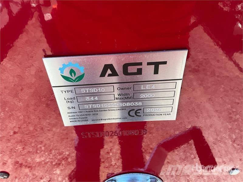 AGT STSD10 3-Point & Skid Steer Seeder (Unused) Zaaimachines