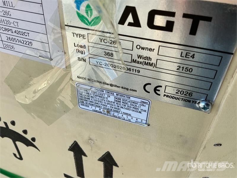 AGT YC-26G Portable Sawmill (Unused) Pilane