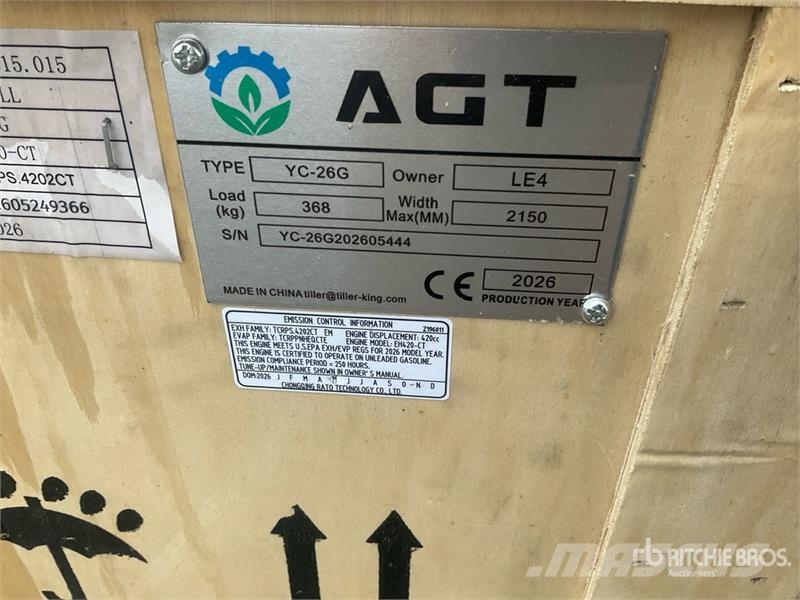 AGT YC-26G Portable Sawmill (Unused) Sägewerke