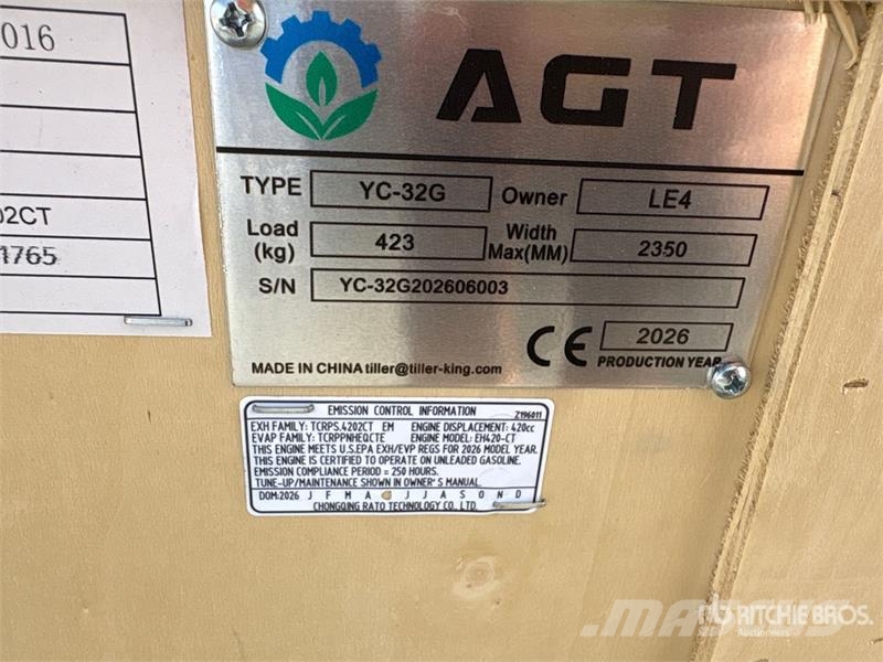 AGT YC-32G Portable Sawmill (Unused) Sawmills
