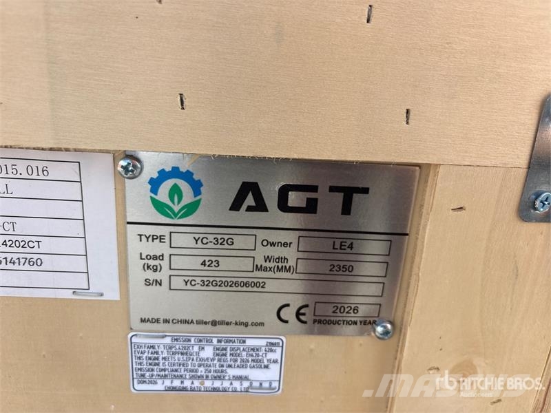 AGT YC-32G Portable Sawmill (Unused) Sawmills