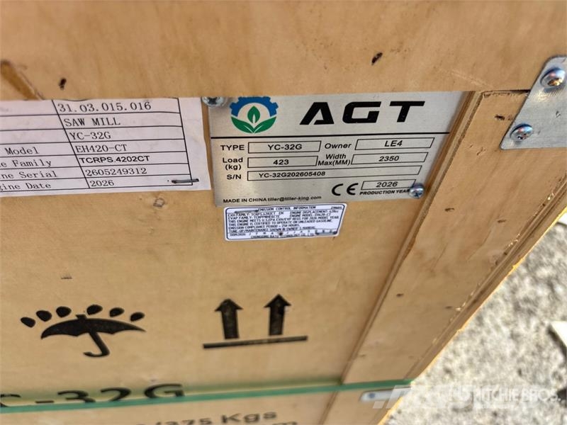AGT YC32-G Portable Sawmill (Unused) Píly