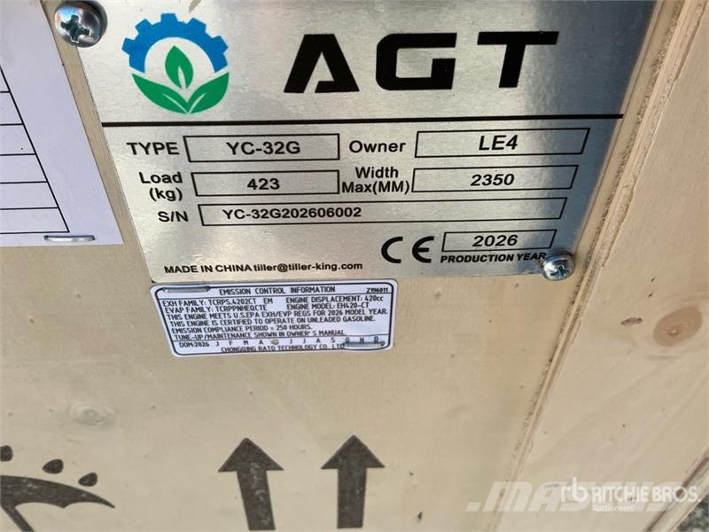AGT YC32-G Portable Sawmill (Unused) Pilane