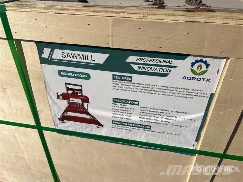 AGT YC32-G Portable Sawmill (Unused) Mobile sagbruk