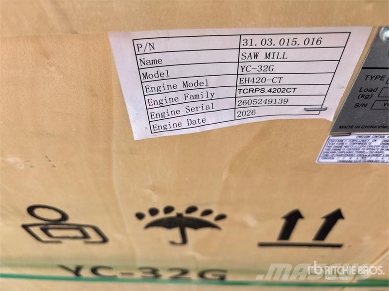 AGT YC32-G Portable Sawmill (Unused) Píly