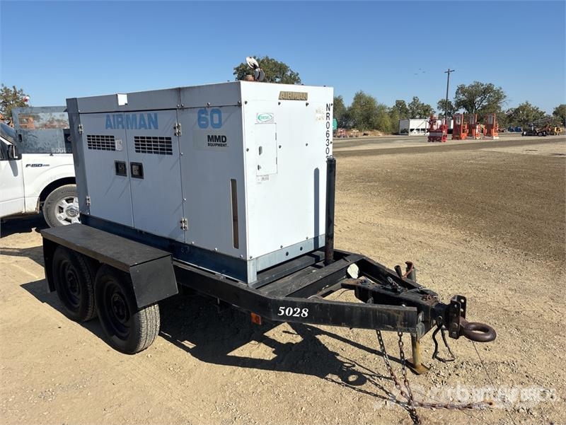 Airman 60 kVA Mobile Generator Set Dieselgeneratorer