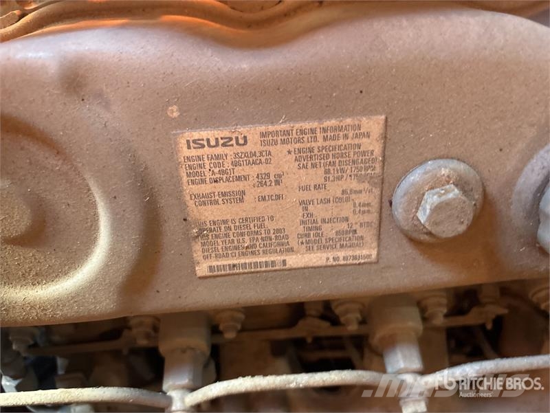 Airman 60 kVA Mobile Generator Set Dieselgeneratorer