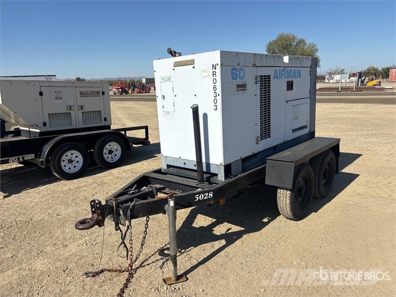 Airman 60 kVA Mobile Generator Set Dieselgeneratorer