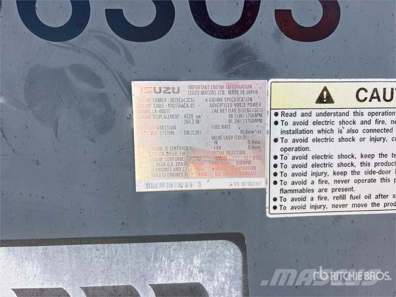 Airman 60 kVA Mobile Generator Set Dieselgeneratorer