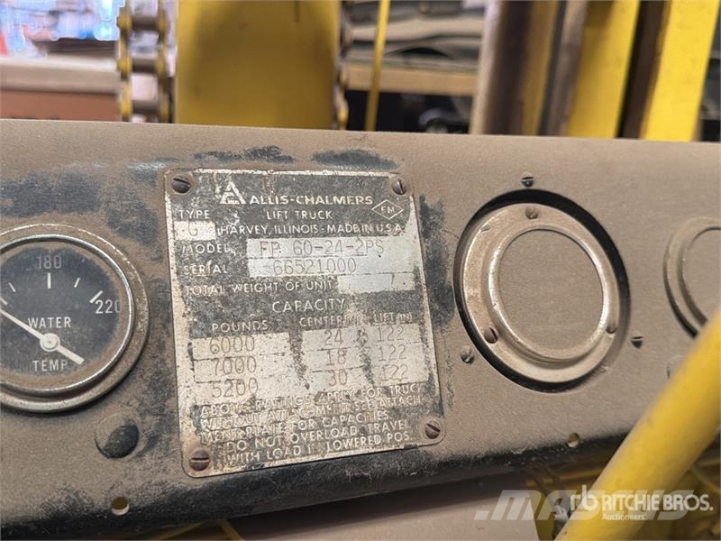 Allis Chalmers Chalmers FP60-24-2PS 6000 lb Forklift Інше