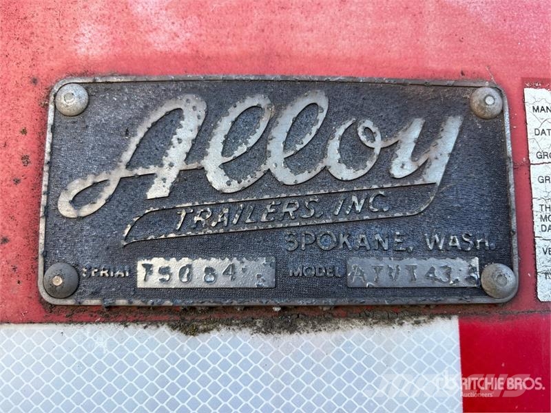 Alloy 53 ft x 102 in T/A Van Trailer Furgons
